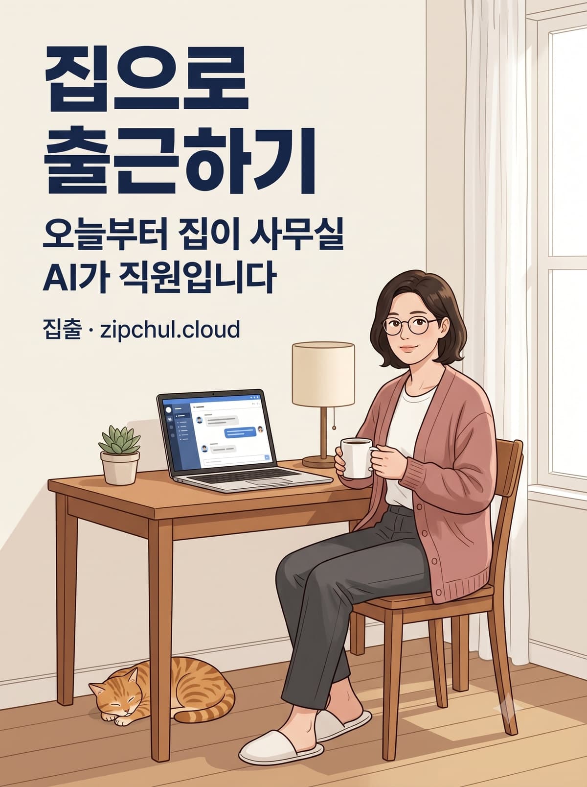 집으로 출근하기 — 오늘부터 집이 사무실, AI가 직원입니다